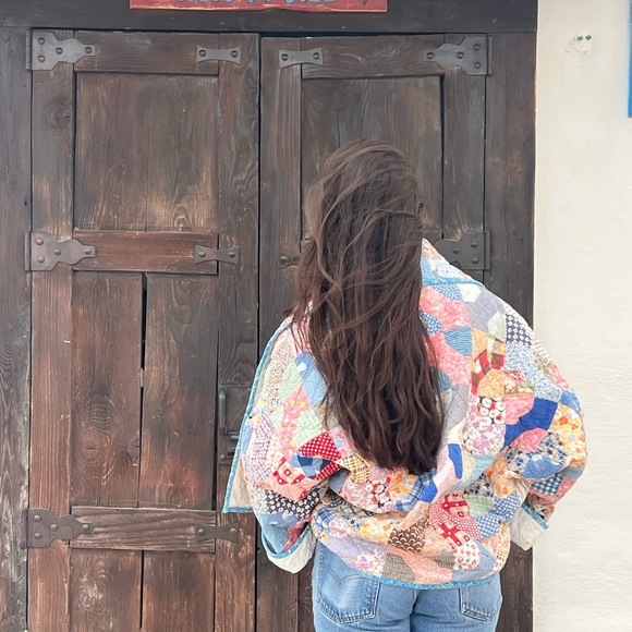 Patchwork Women's Jacket - Picture 6 of 7